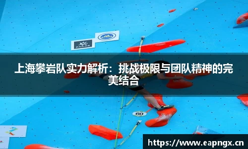 上海攀岩队实力解析：挑战极限与团队精神的完美结合